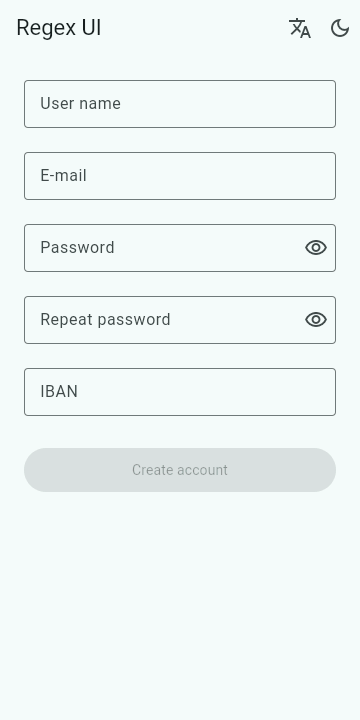 regex_ui — Live password validation and rule checklists for Flutter text fields.